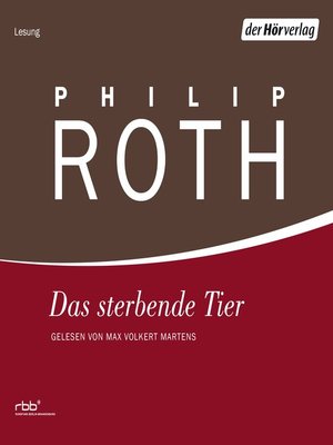 cover image of Das sterbende Tier